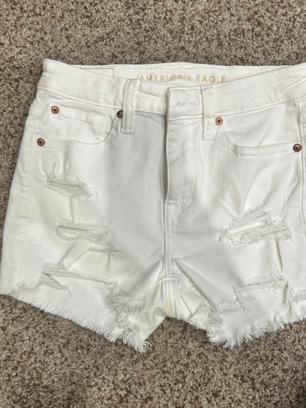 American Eagle White Shorts size 2